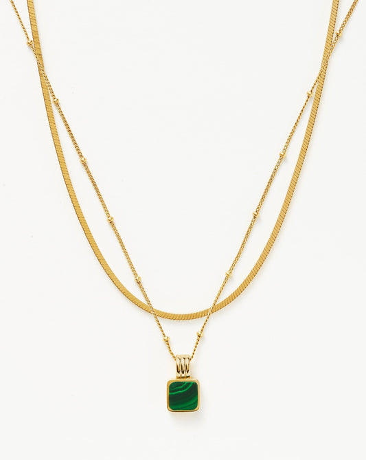 The Signature Gemstone Necklace Set