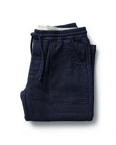 The Breakwater Pant in Rinsed Indigo Sashiko