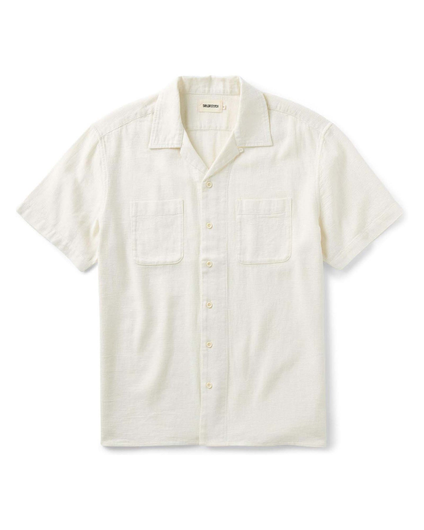 The Conrad Shirt in Vintage White Linen