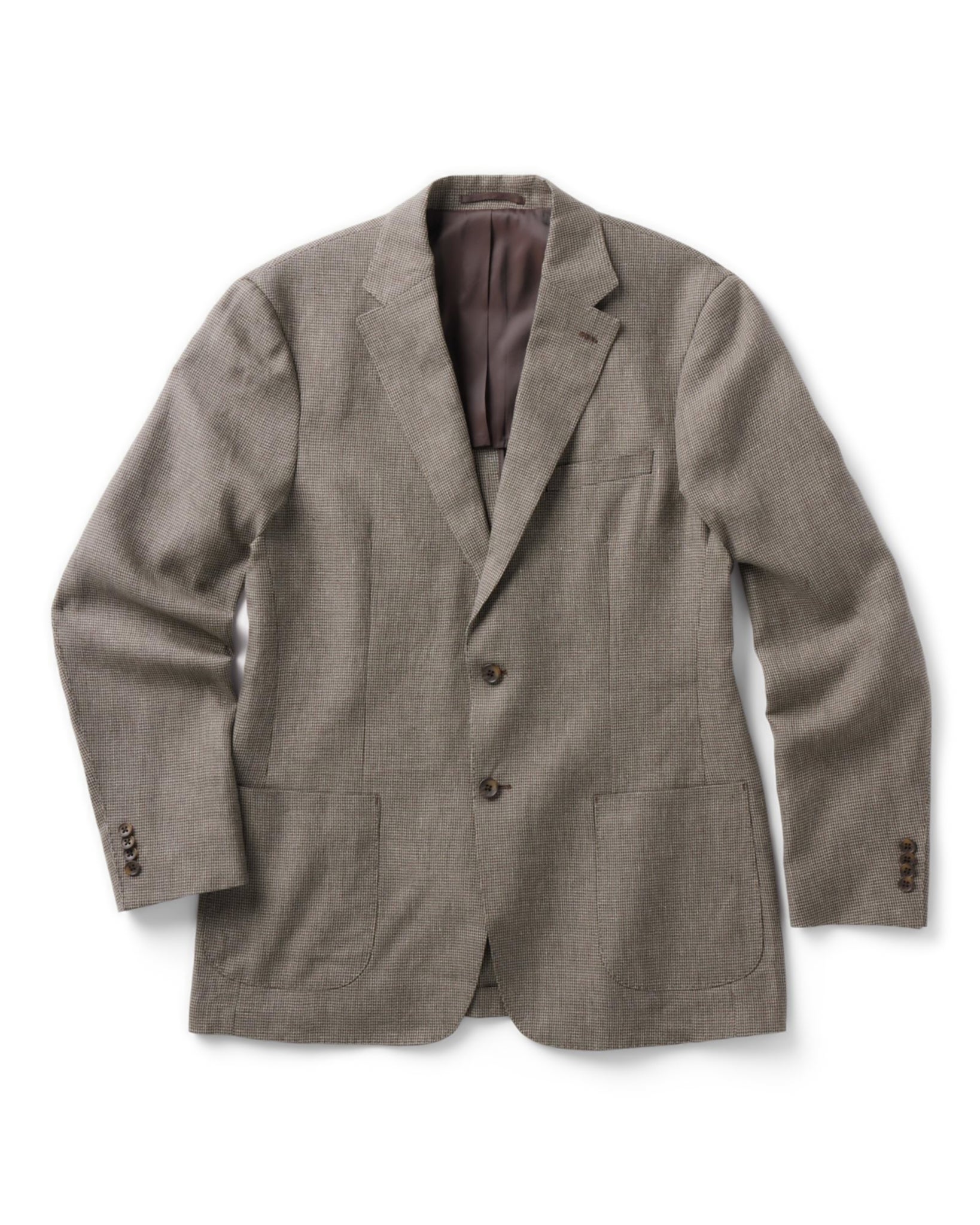 The Stevens Sportcoat in Morel Micro Check