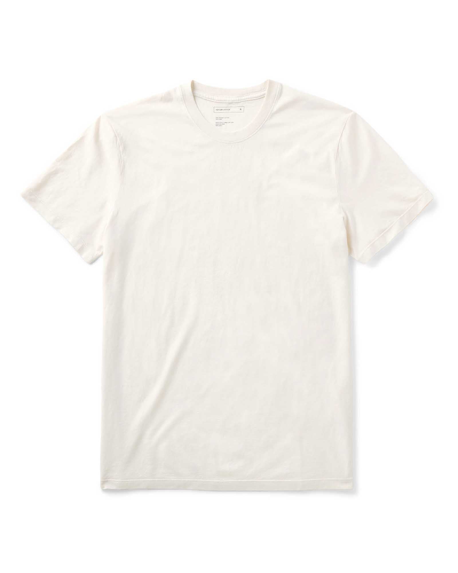 The Cotton Hemp Tee in Vintage White