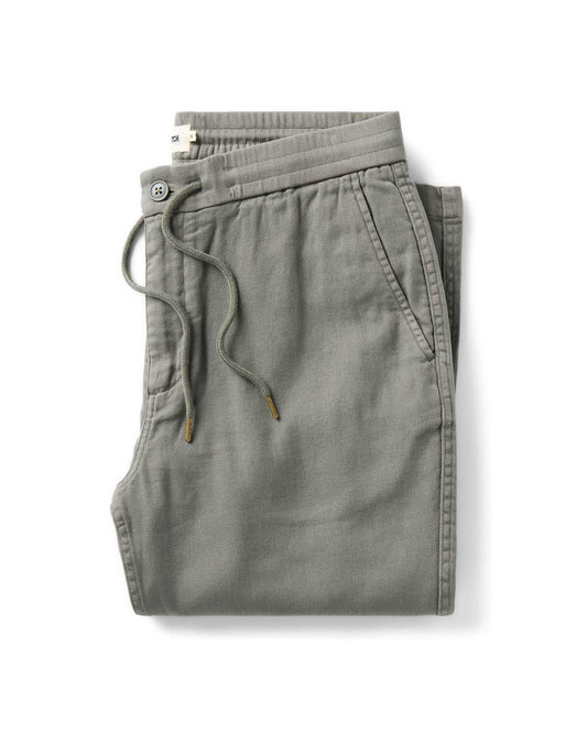 The Roamer Pant in Smoked Olive Broken Twill
