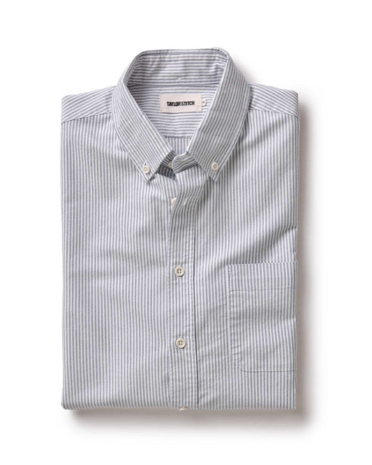 The Jack in Navy University Stripe Everyday Oxford