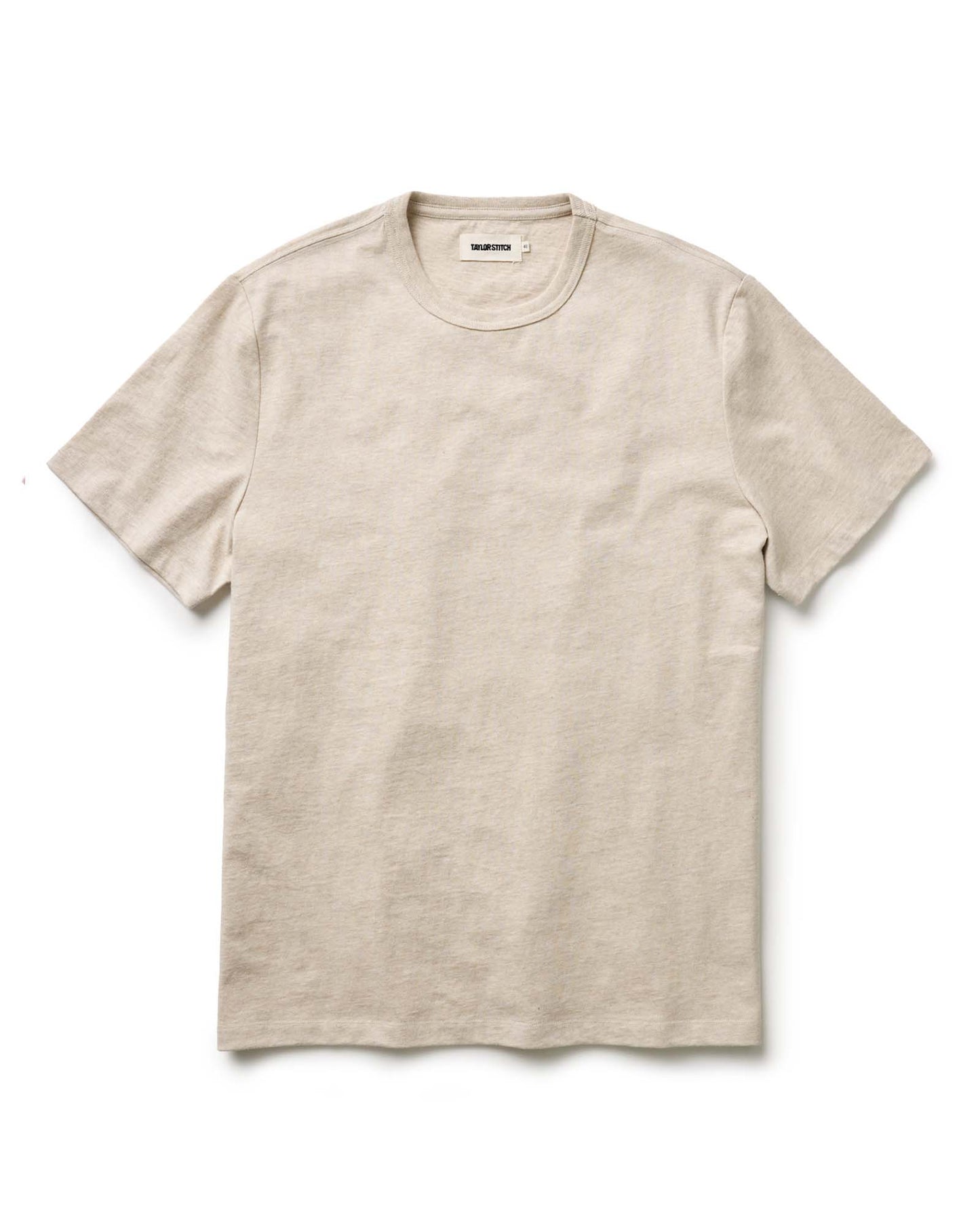 The Organic Cotton Tee in Heather Oat