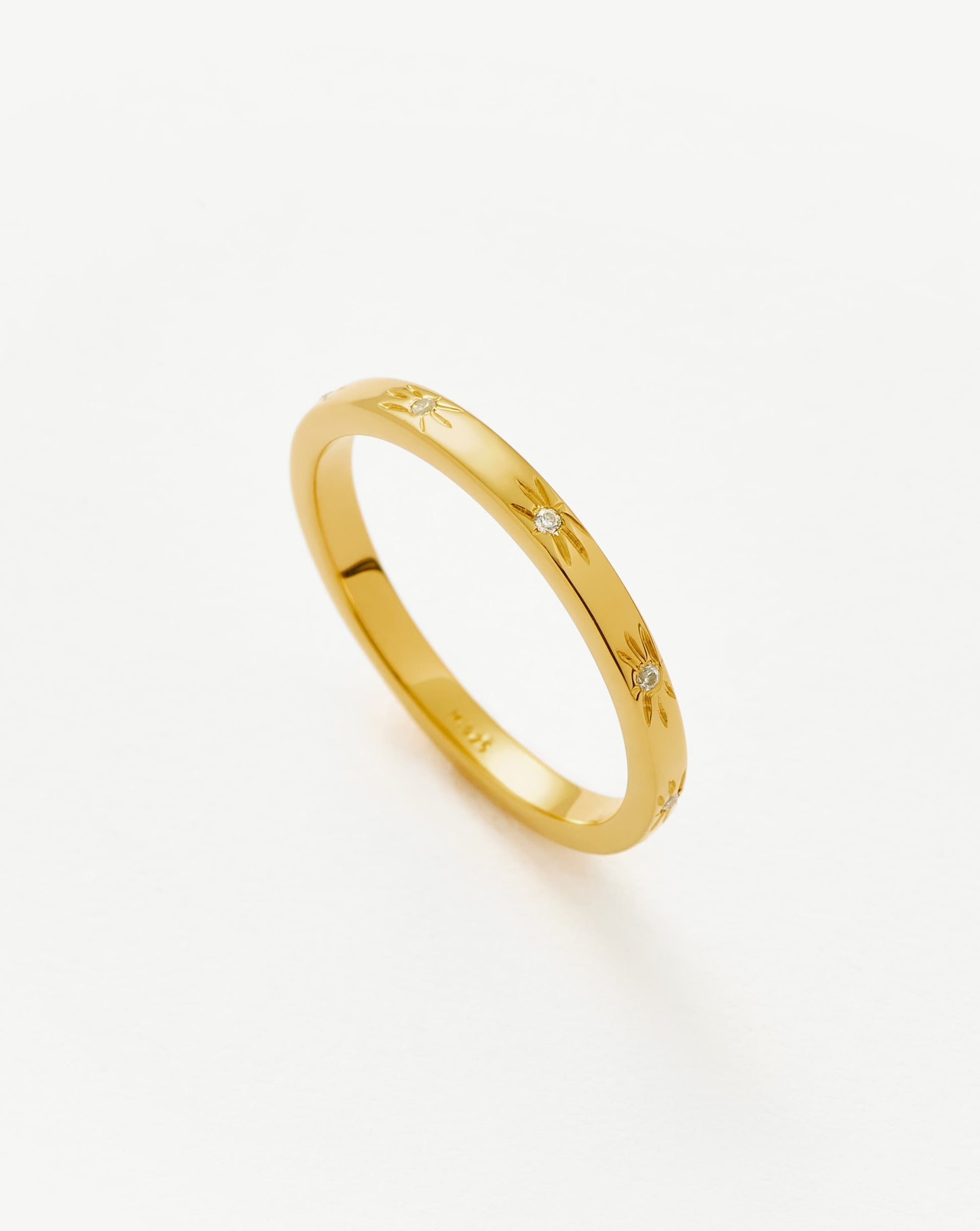 Interstellar Star Studded Stacking Ring