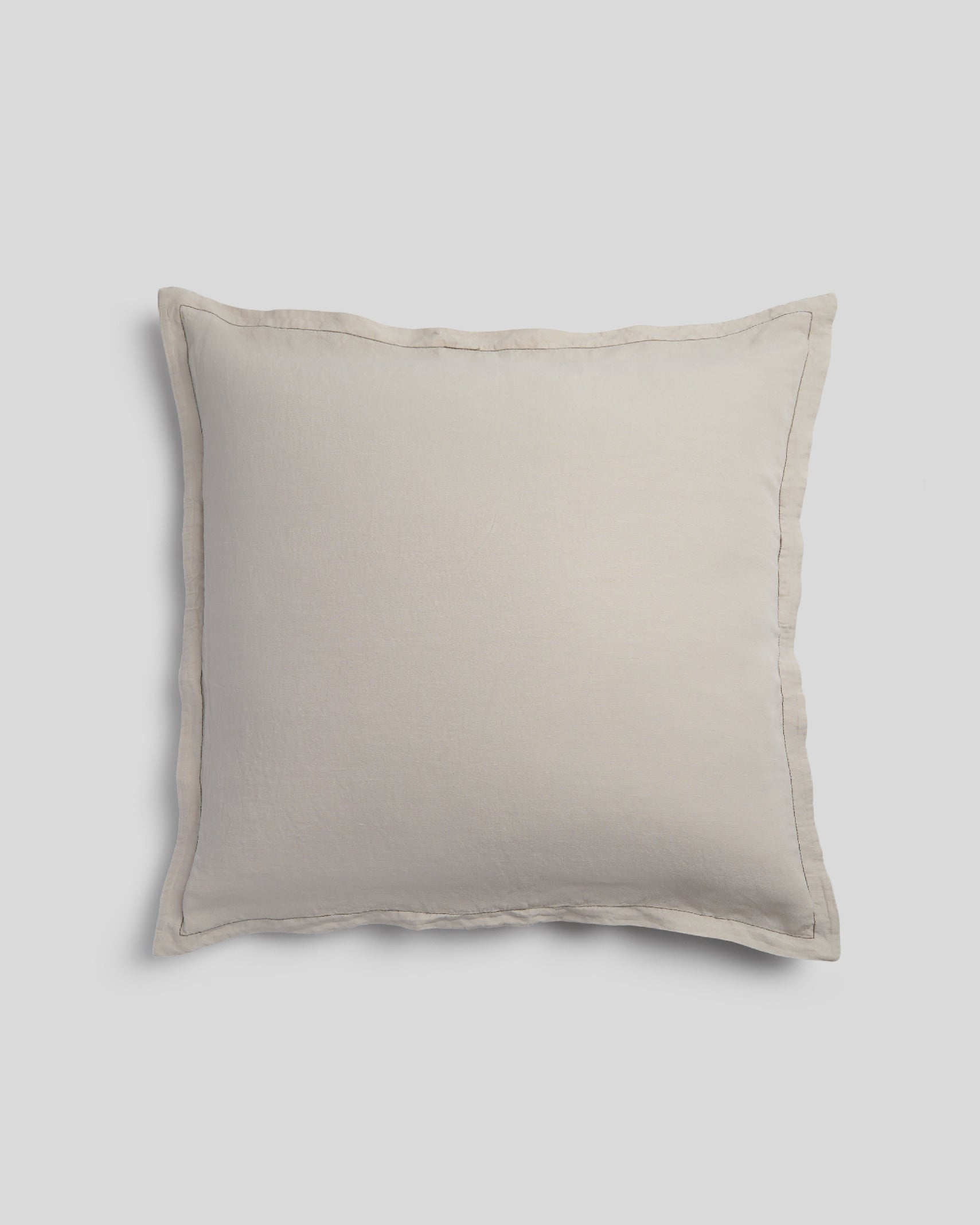 Linen Tencel Euro Sham (Bone)