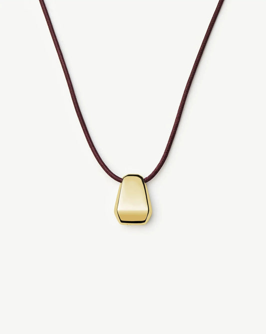 Lucy Williams Engravable Arco Cord Necklace