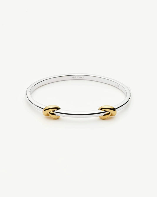 Lucy Williams Knot Hinged Bangle