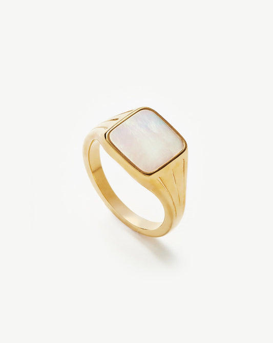 Lucy Williams Square Signet Ring