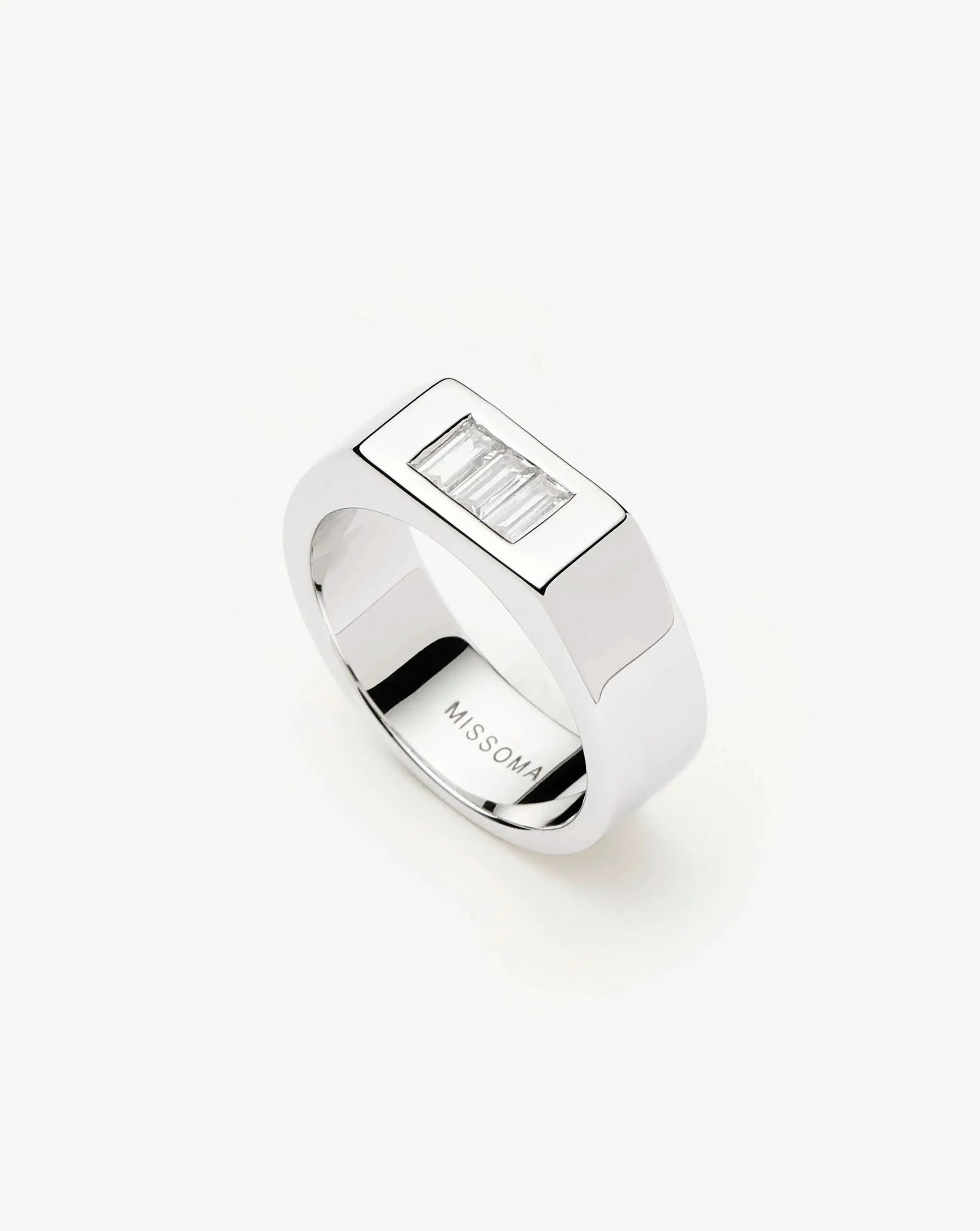 Lucy Williams Triple Stone Chunky Ring