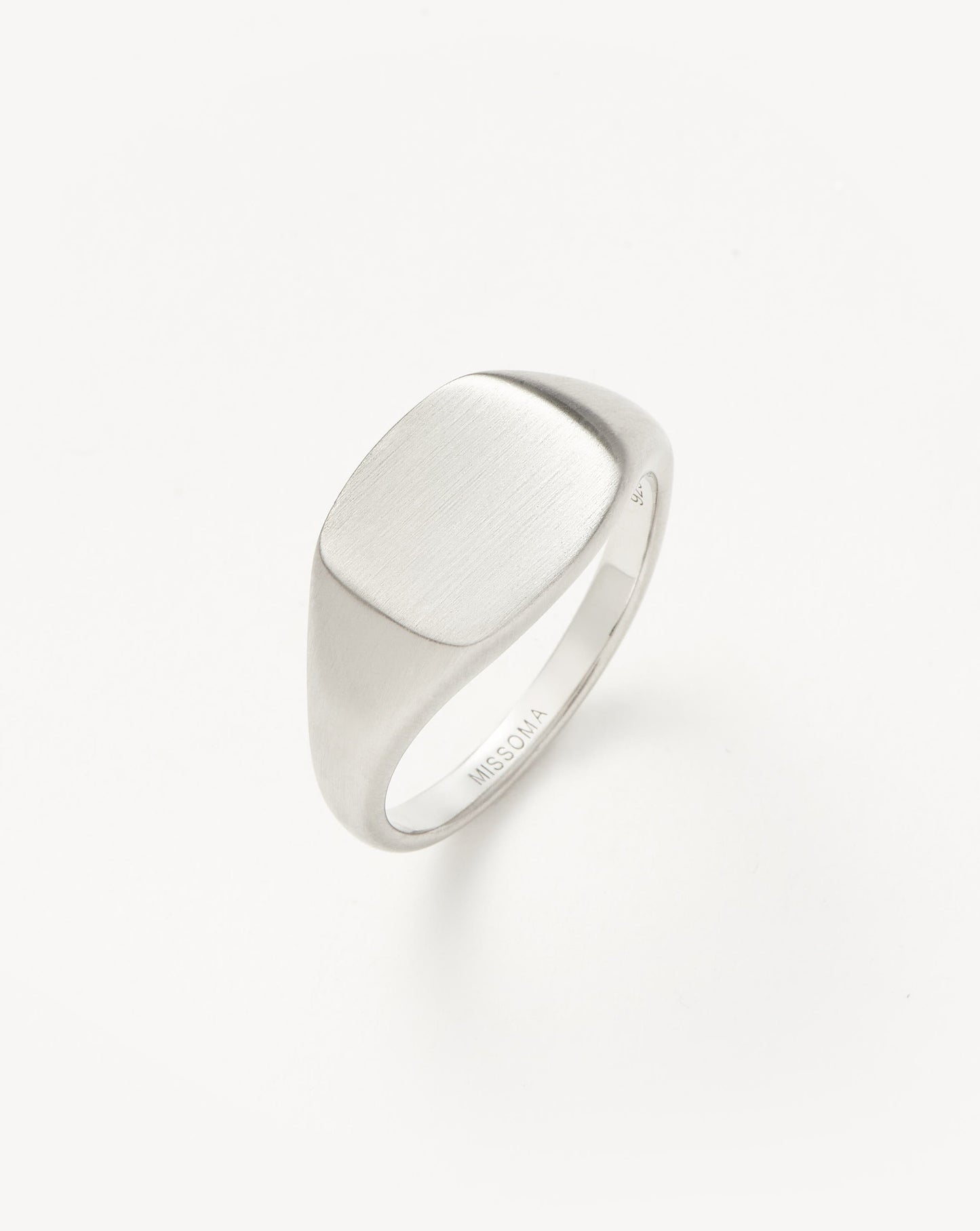 Mens Engravable Signet Ring