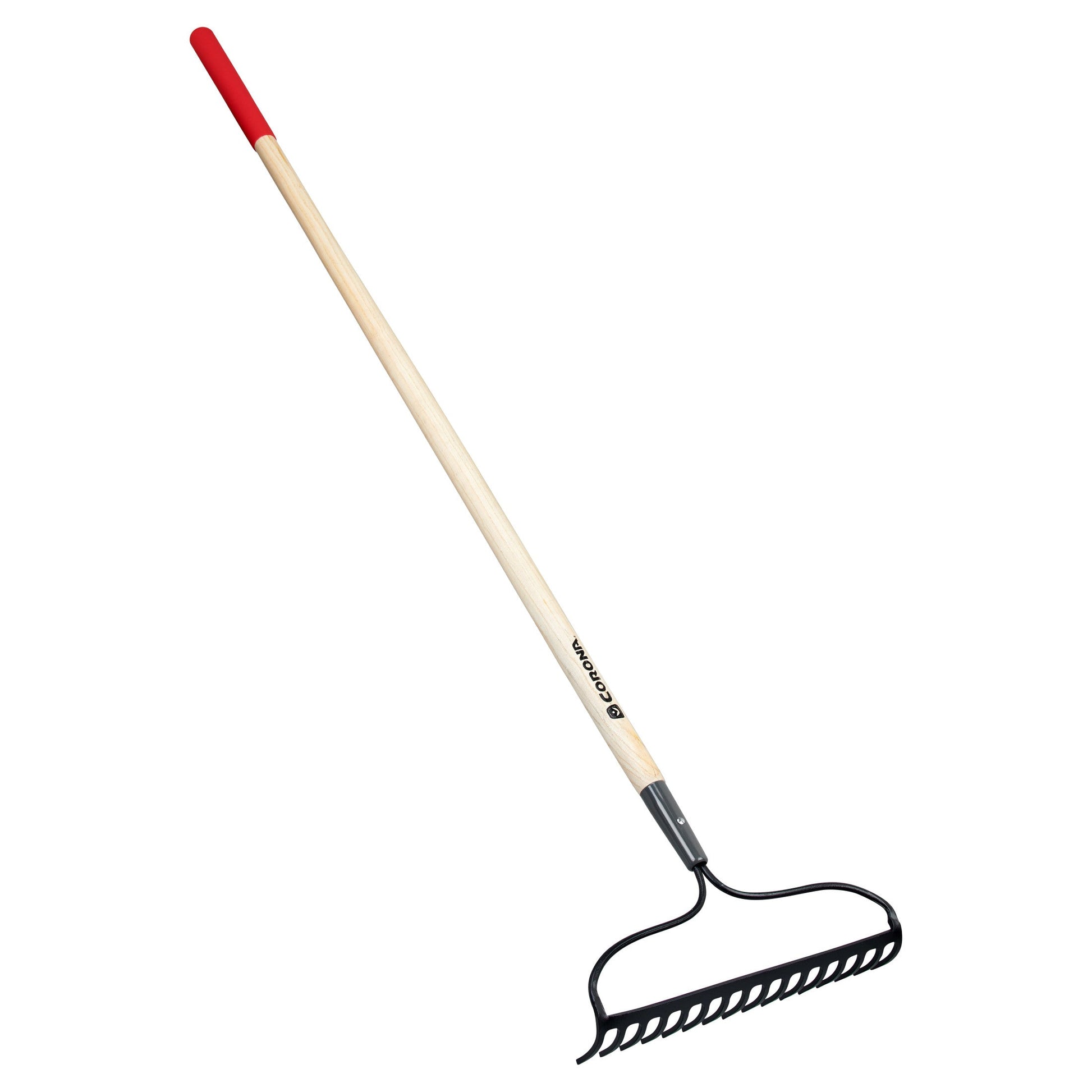 Forged Bow Rake, 16 in. Head, 16 Tines, Hardwood Handle