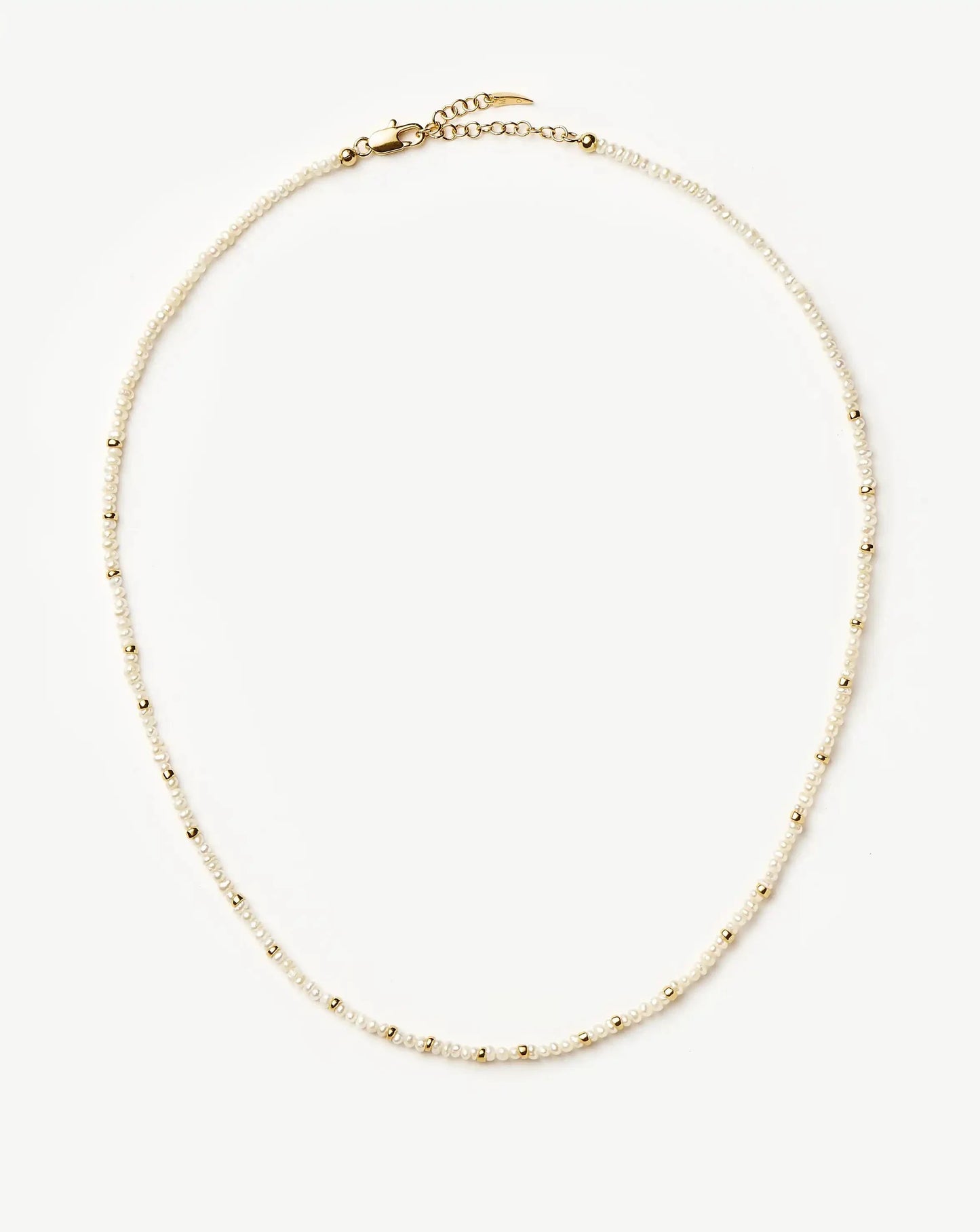 Micro Pearl Beaded Necklace