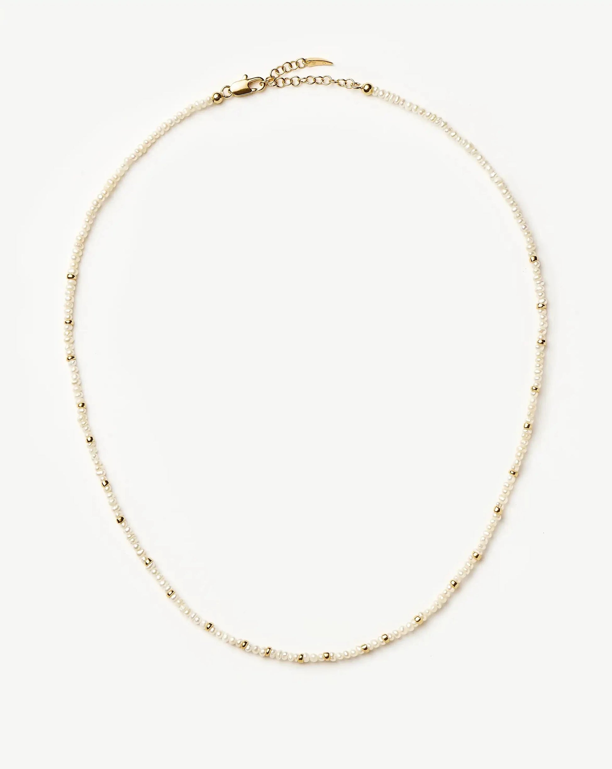 Micro Pearl Beaded Necklace