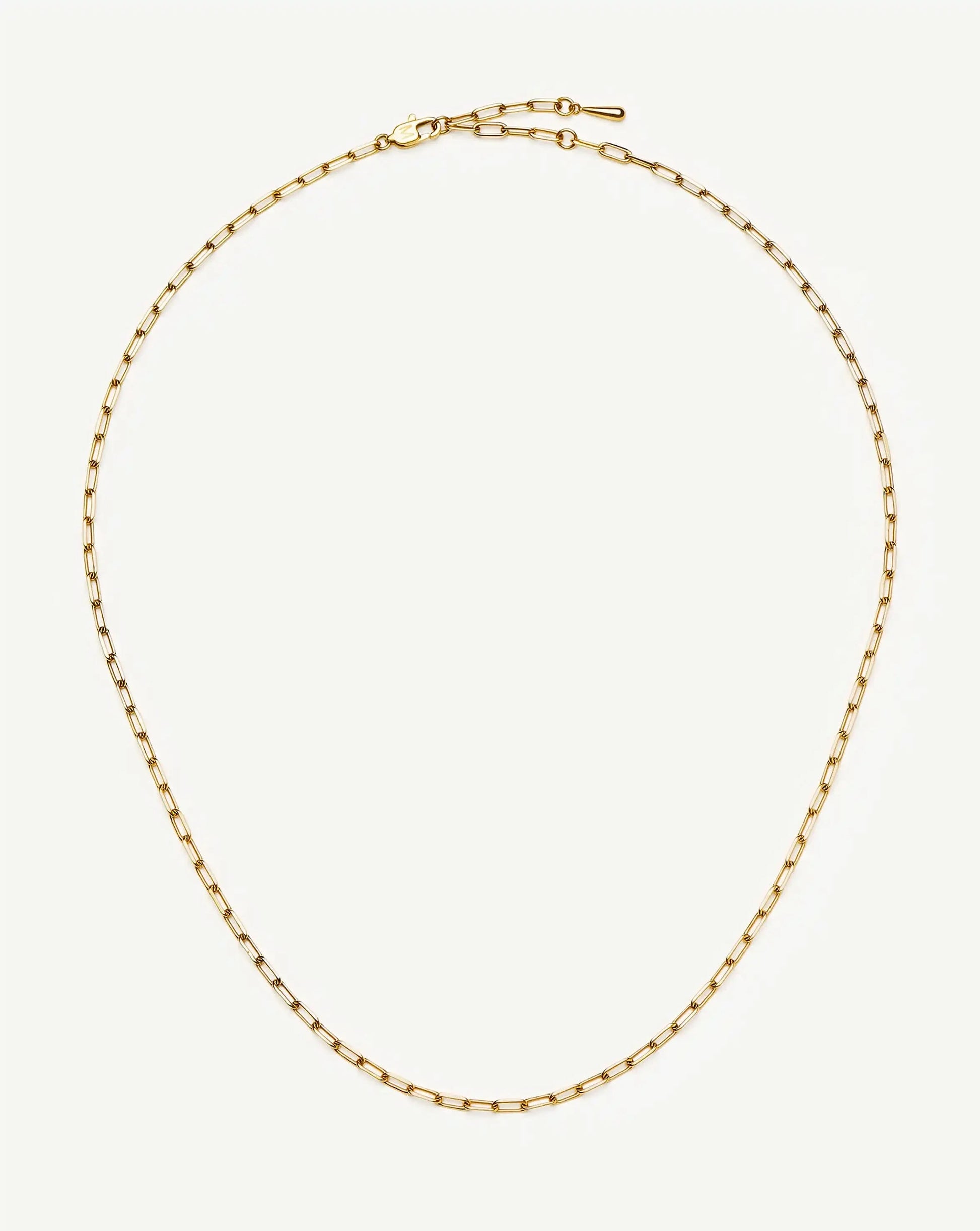 Mini Paperclip Chain Necklace