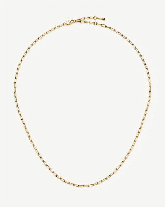Mini Paperclip Chain Necklace