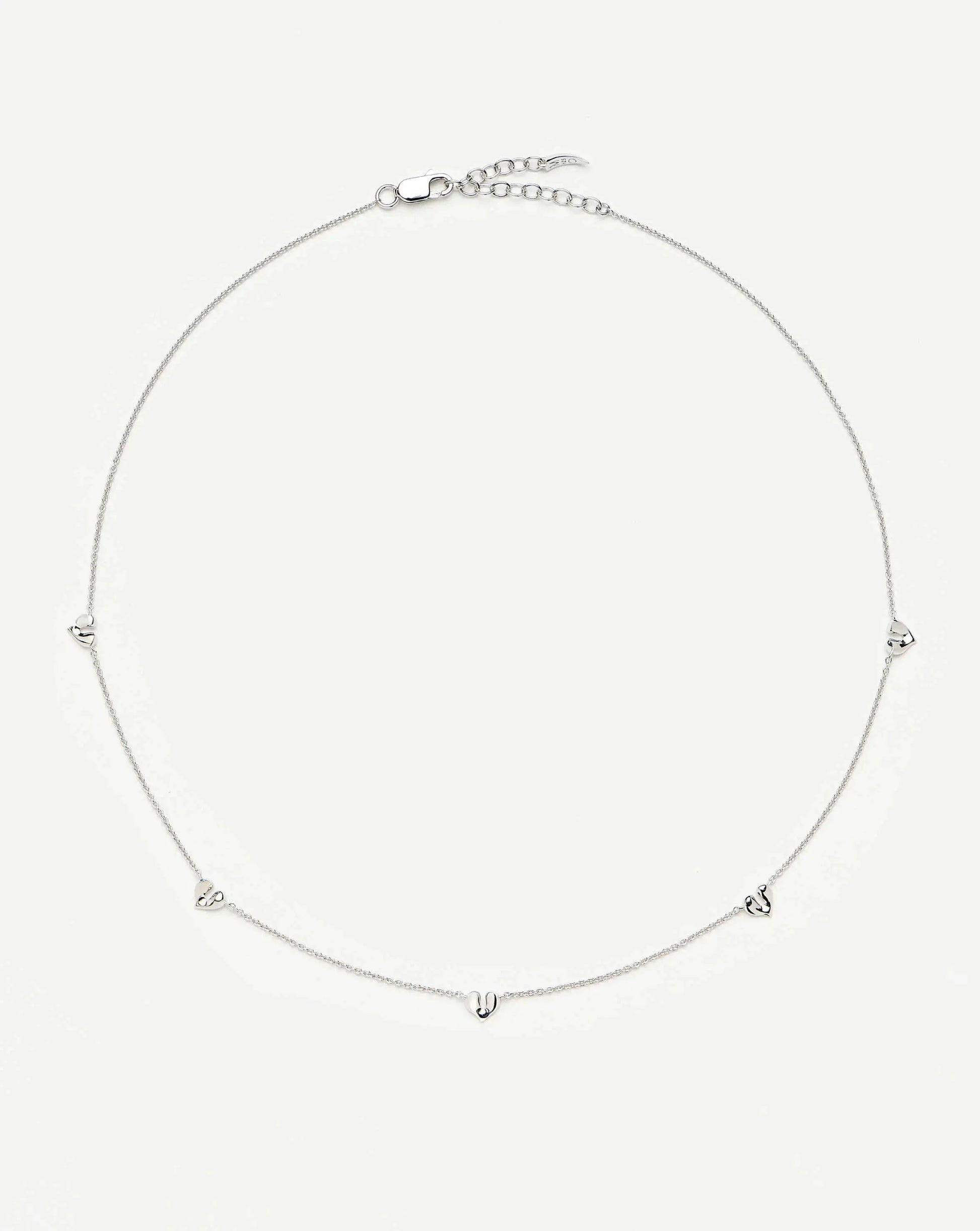 Molten Heart Mini Charm Choker
