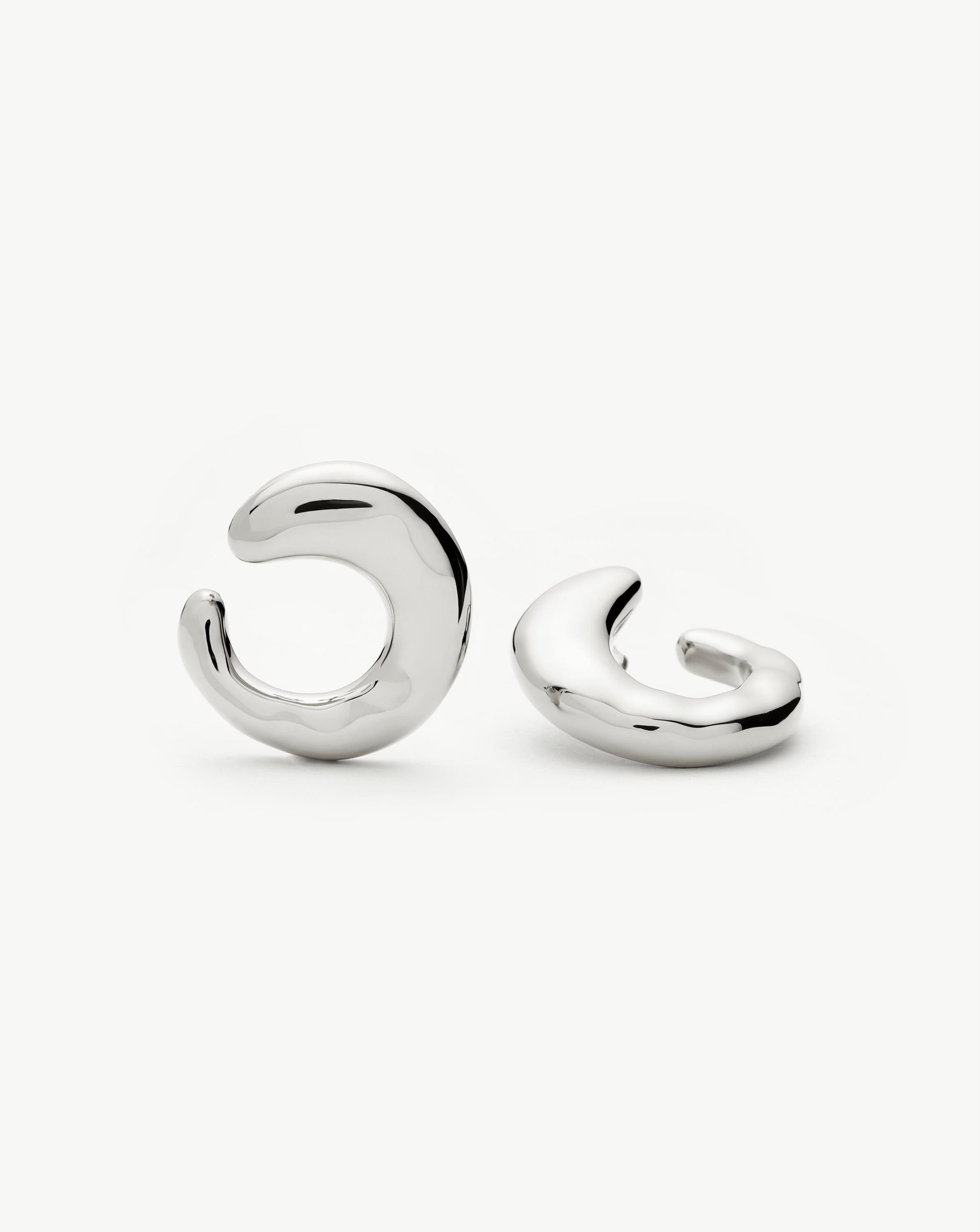 Molten Large Open Stud Earrings