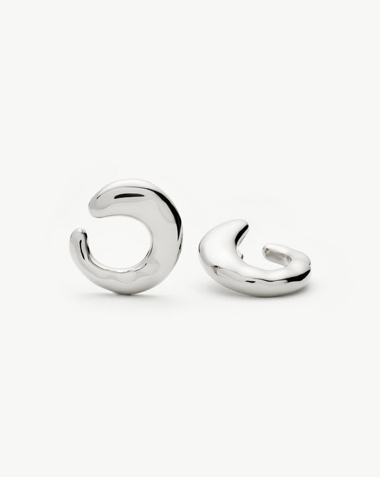 Molten Large Open Stud Earrings