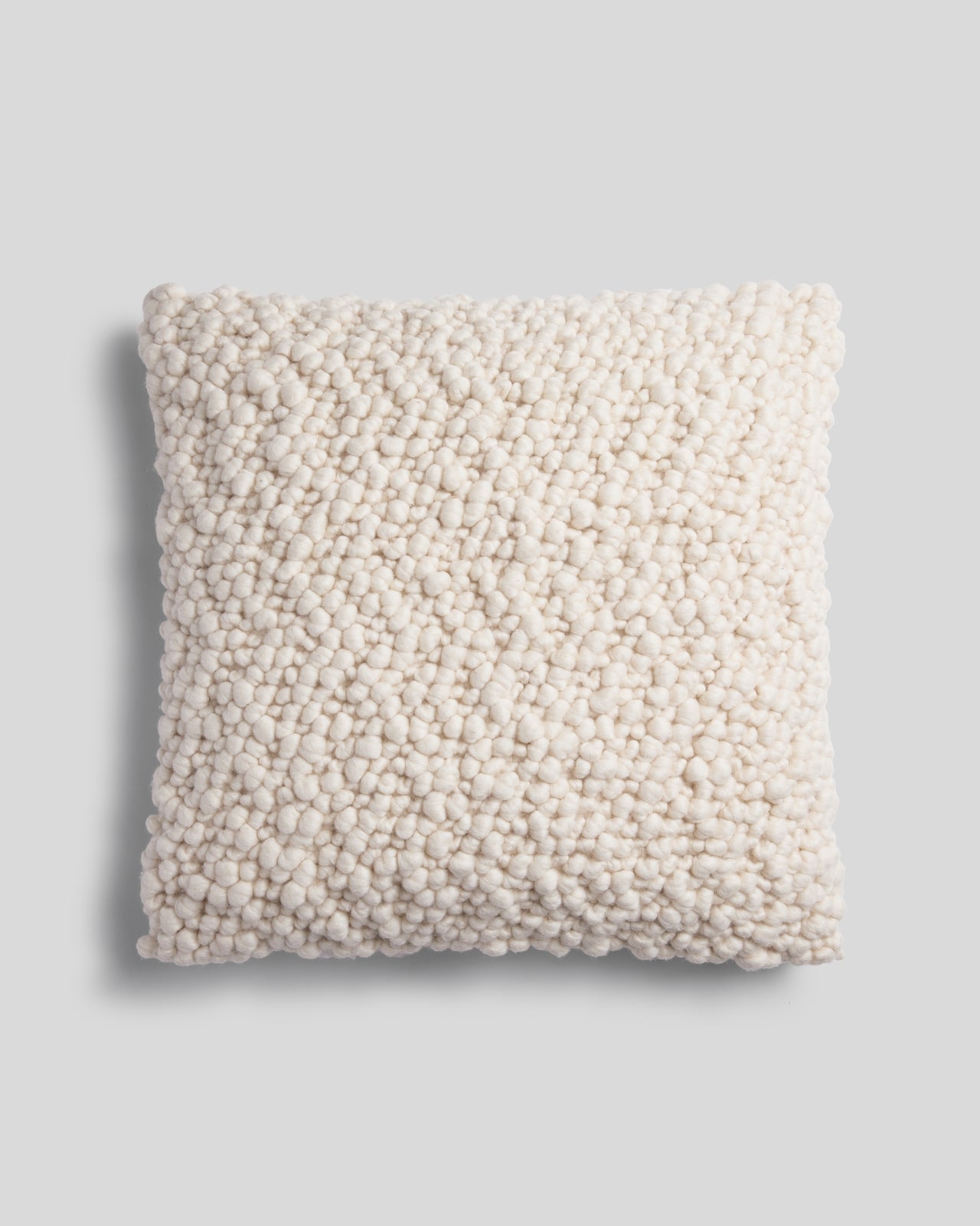 Pebble Handwoven Pillow Cover - FINAL SALE (Cream)
