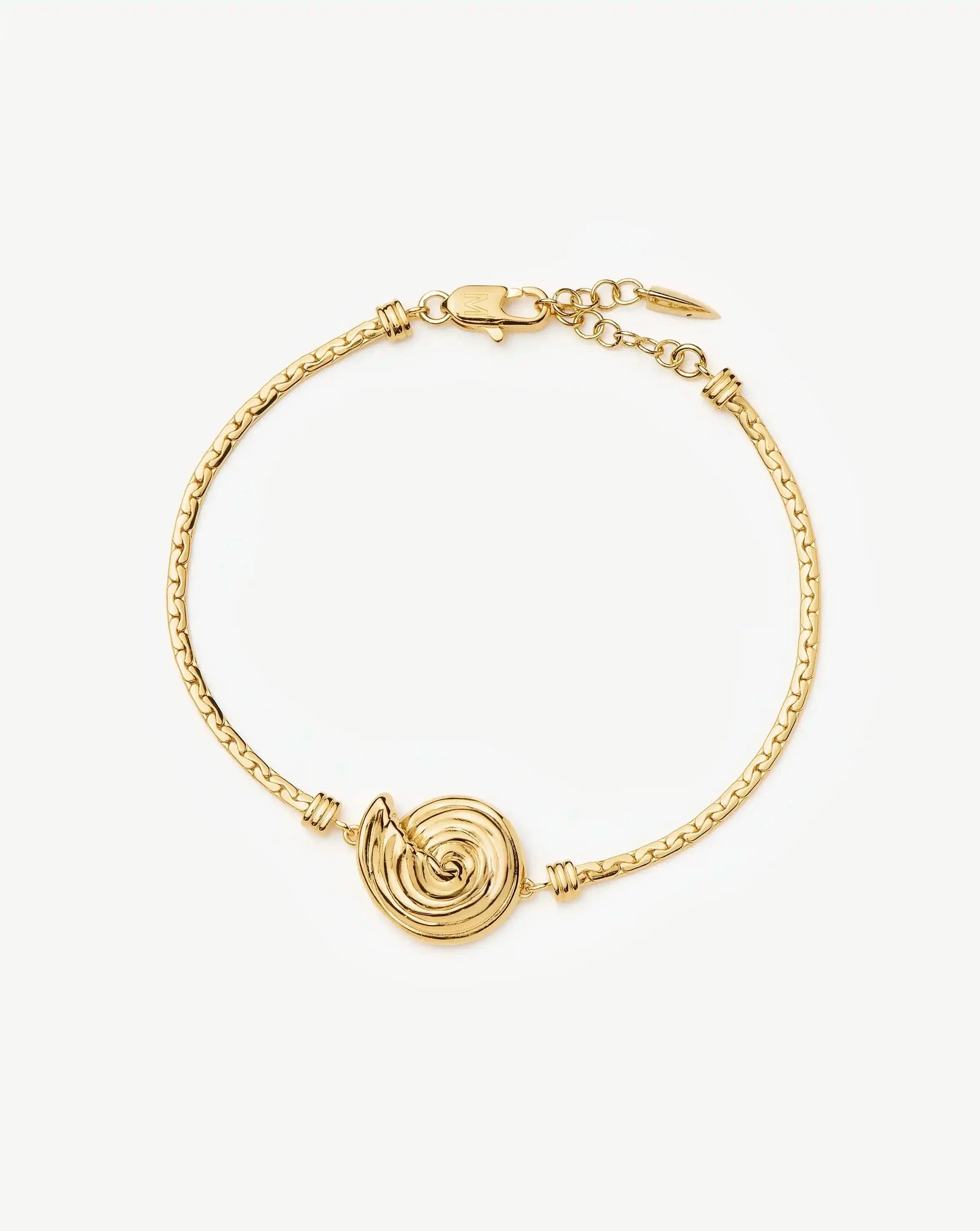 Spiral Cobra Chain Bracelet