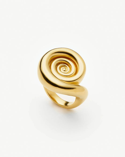 Spiral Statement Ring