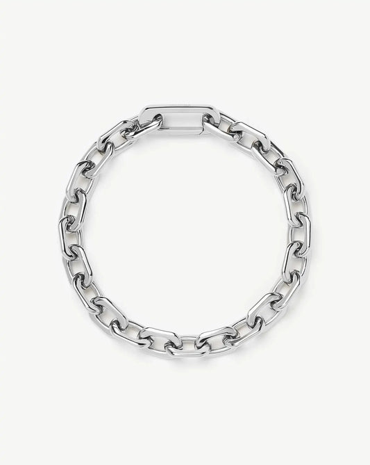 Square Paperclip Chain Bracelet