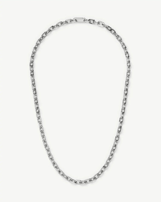 Square Paperclip Chain Necklace