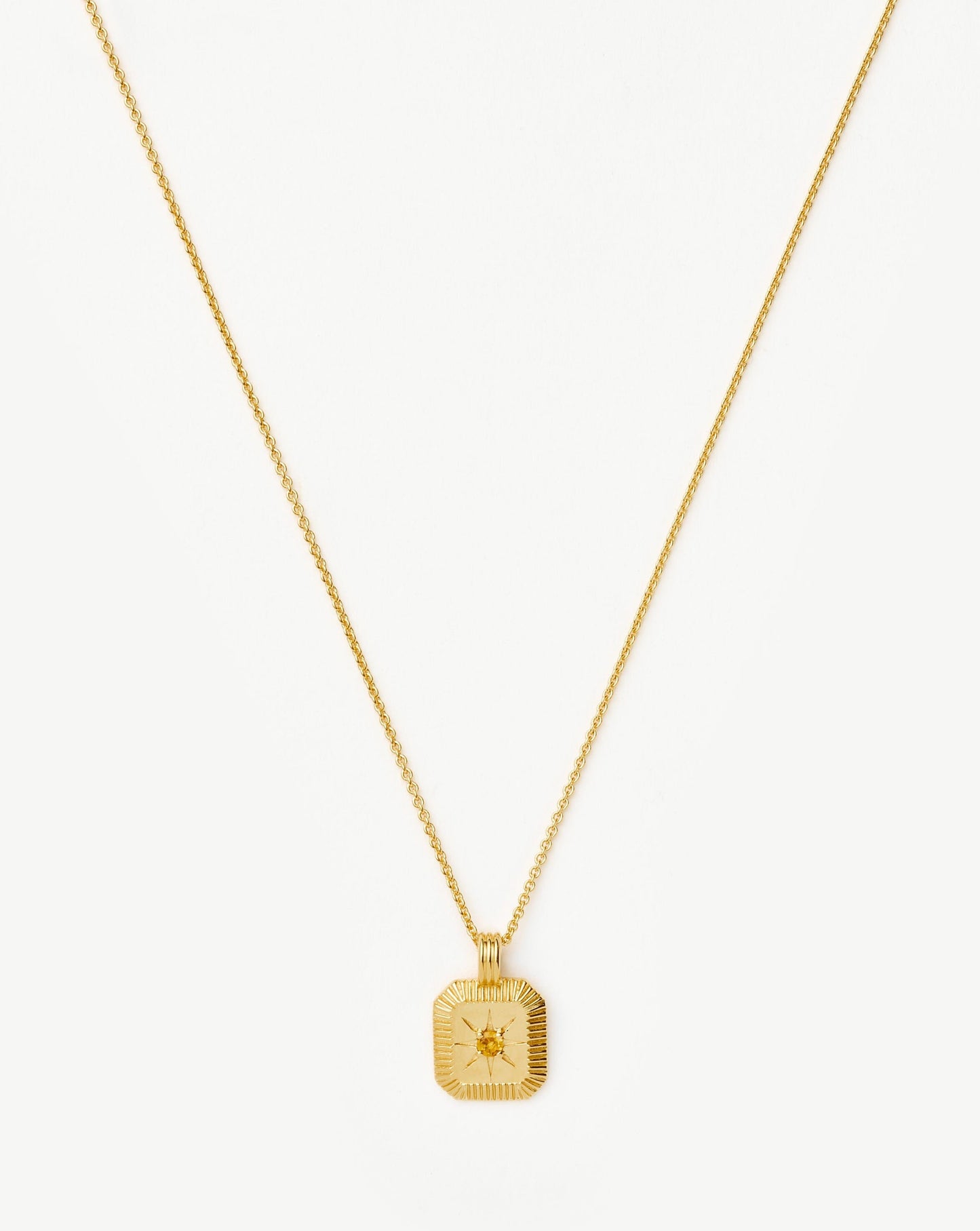 November Birthstone Pendant Necklace