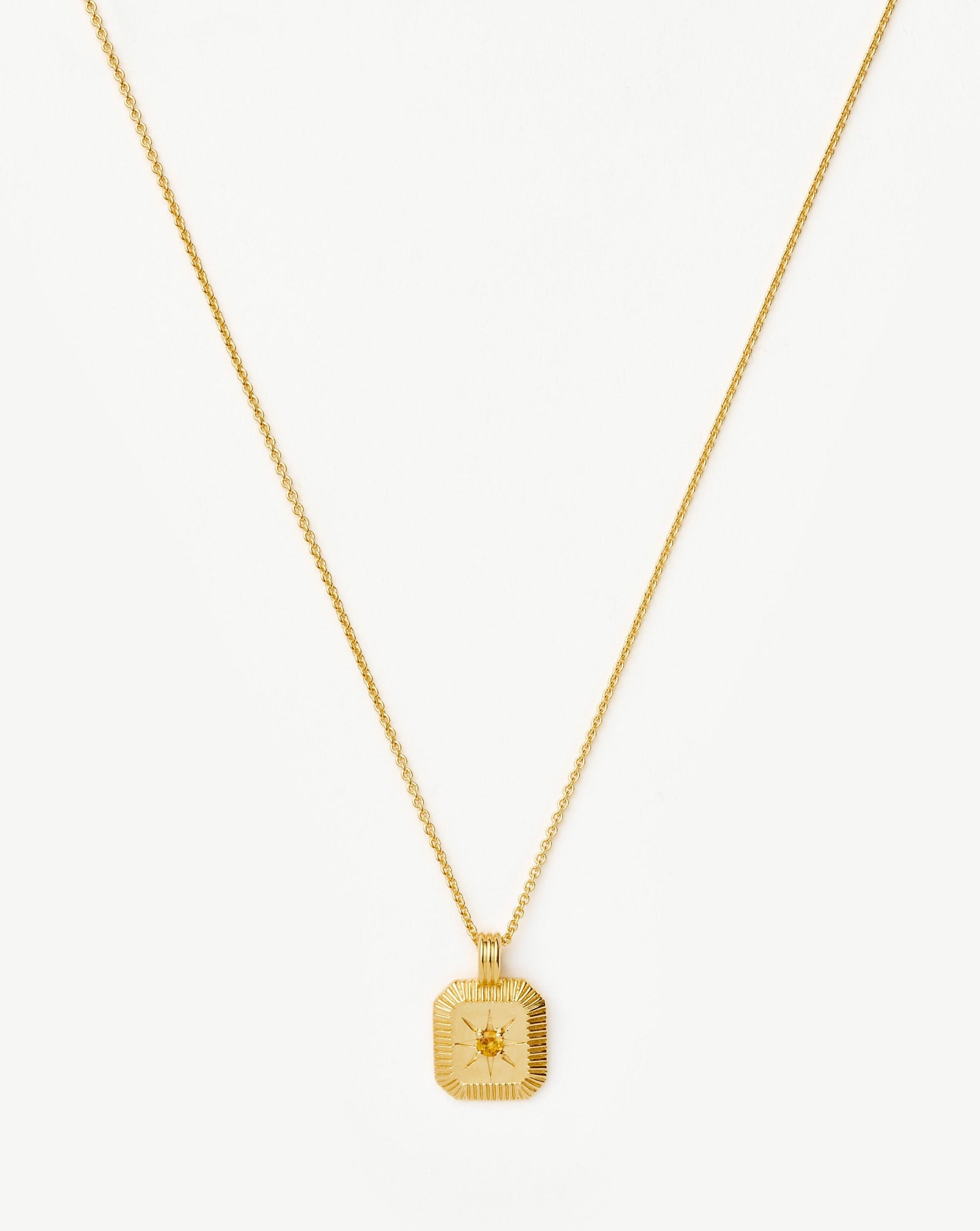November Birthstone Pendant Necklace