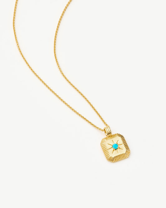 December Birthstone Pendant Necklace