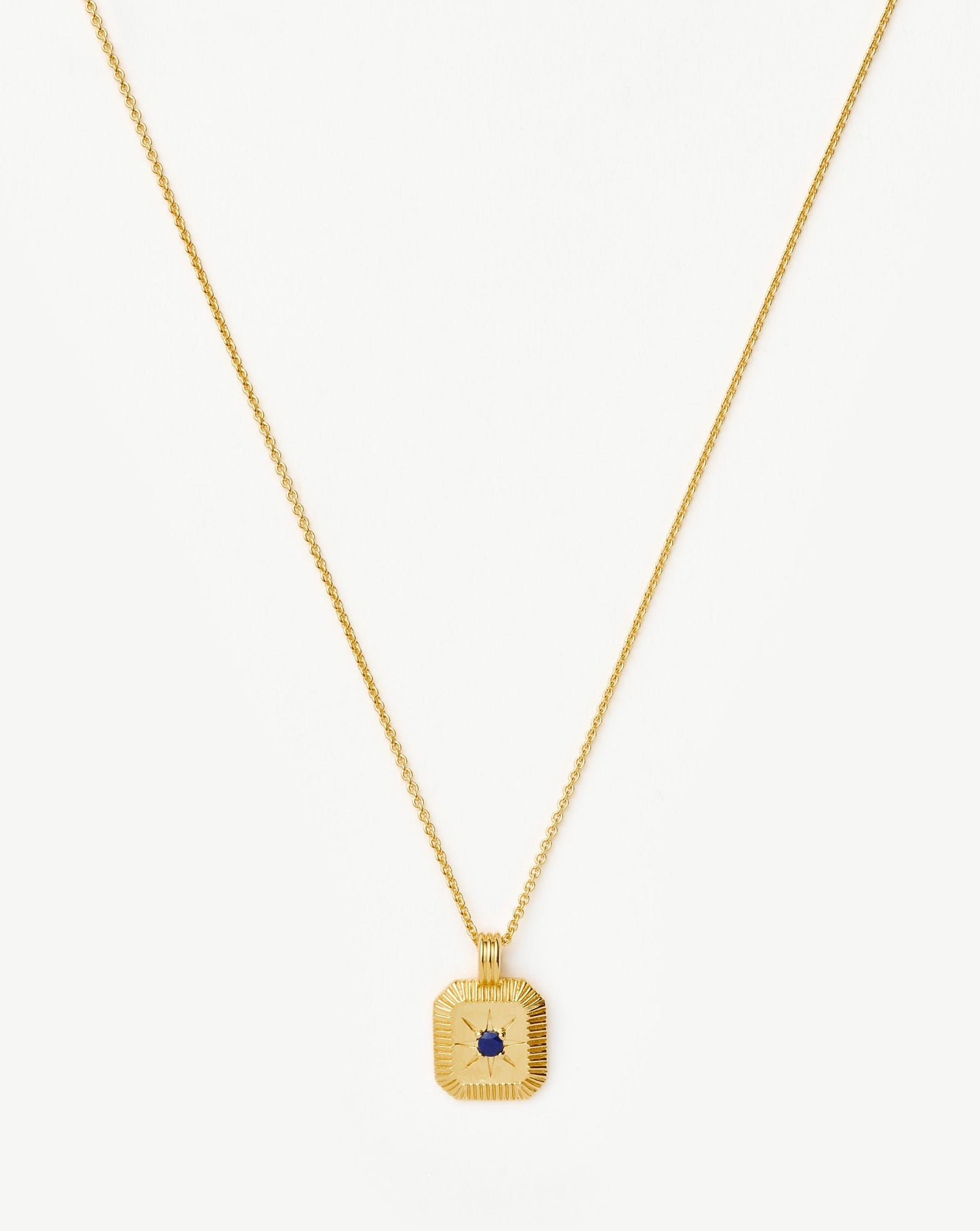 September Birthstone Pendant Necklace