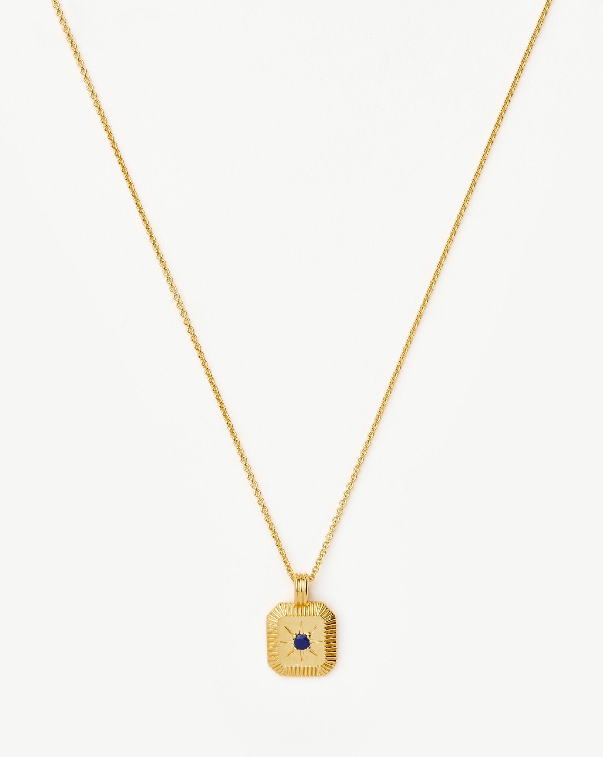September Birthstone Pendant Necklace